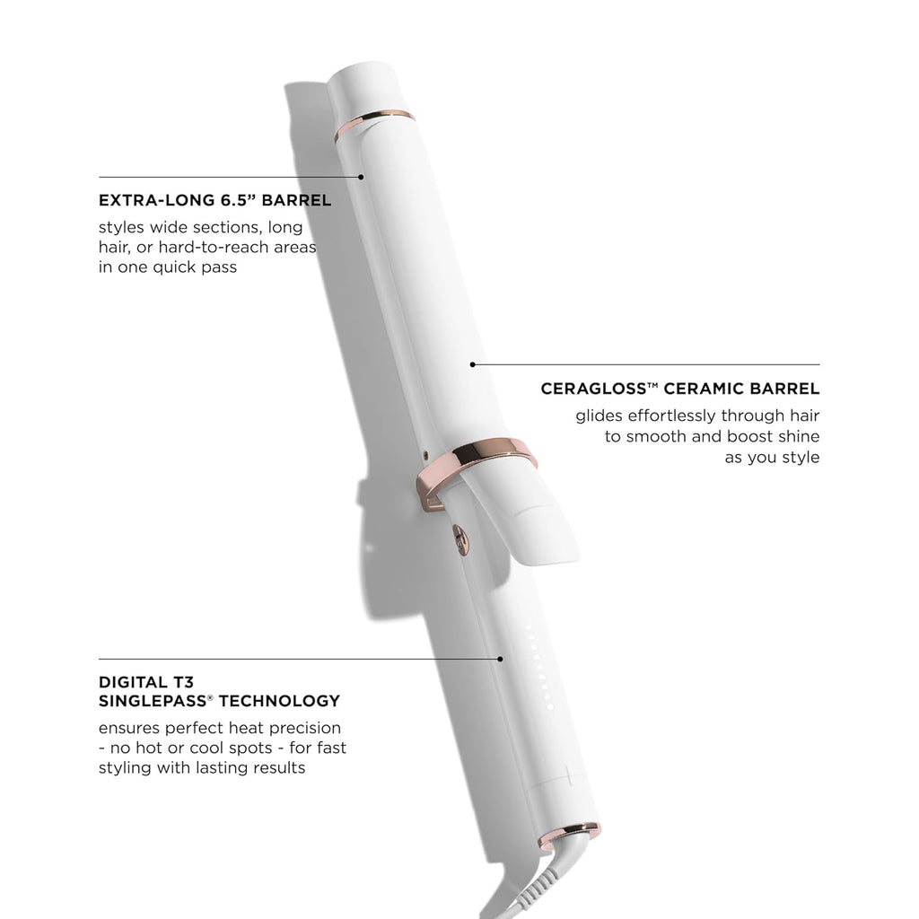 Extra langer Lockenstab (1", 1,25", 1,5") mit 9 Temperaturstufen und Keramikbeschichtung für schnelles Styling und langanhaltende Ergebnisse